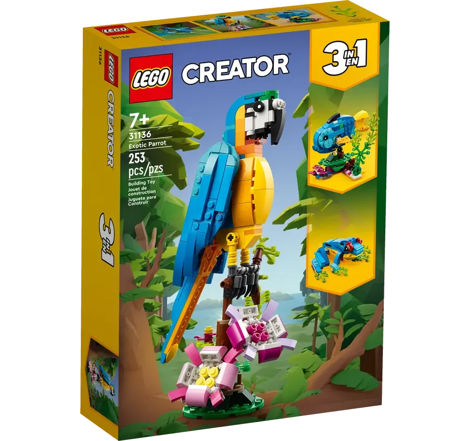 Alternative view of לגו תוכי אקזוטי (31136)