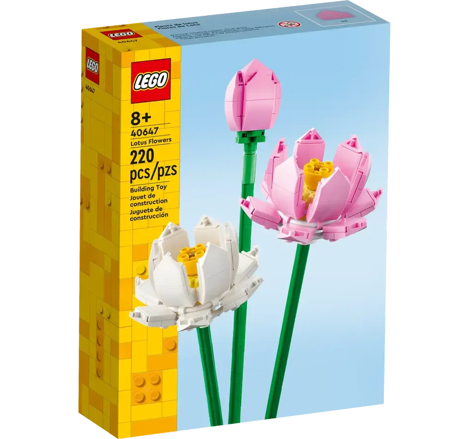 Alternative view of לגו פרחי לוטוס (40647)