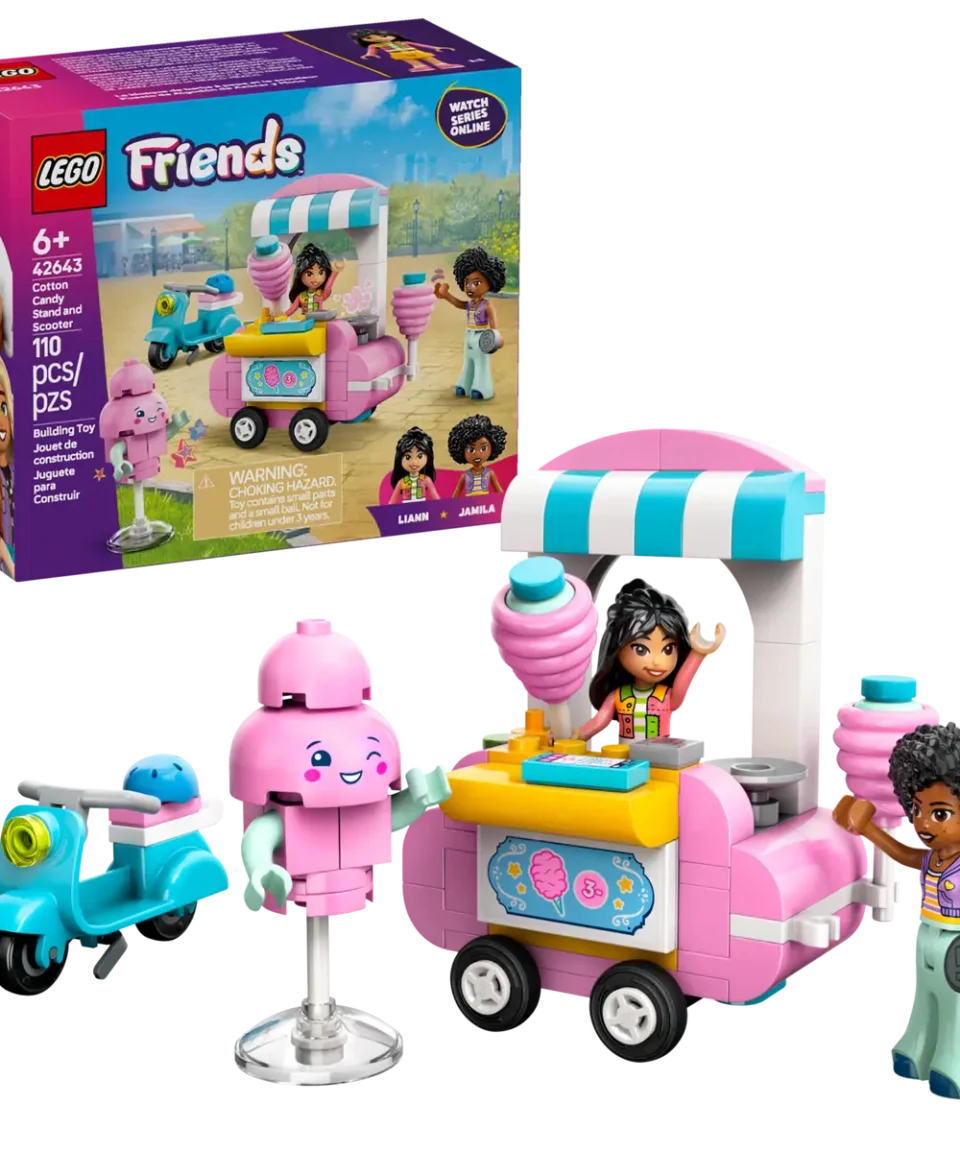 Alternative view of לגו דוכן למכירת צמר גפן מתוק וקטנוע (42643)