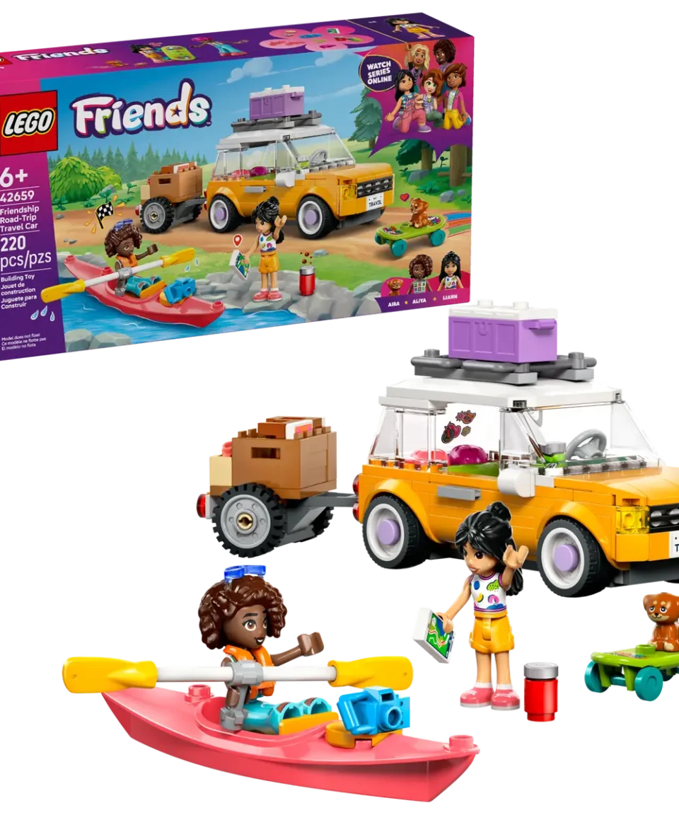 Alternative view of לגו חברים בטיול דרכים עם מכונית טיולים (42659)