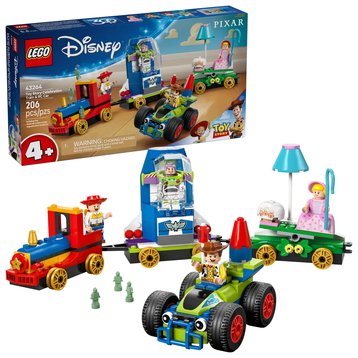 לגו Disney – צעצוע של סיפור: רכבת חגיגית ומכונית (43264) – תמונה 2
