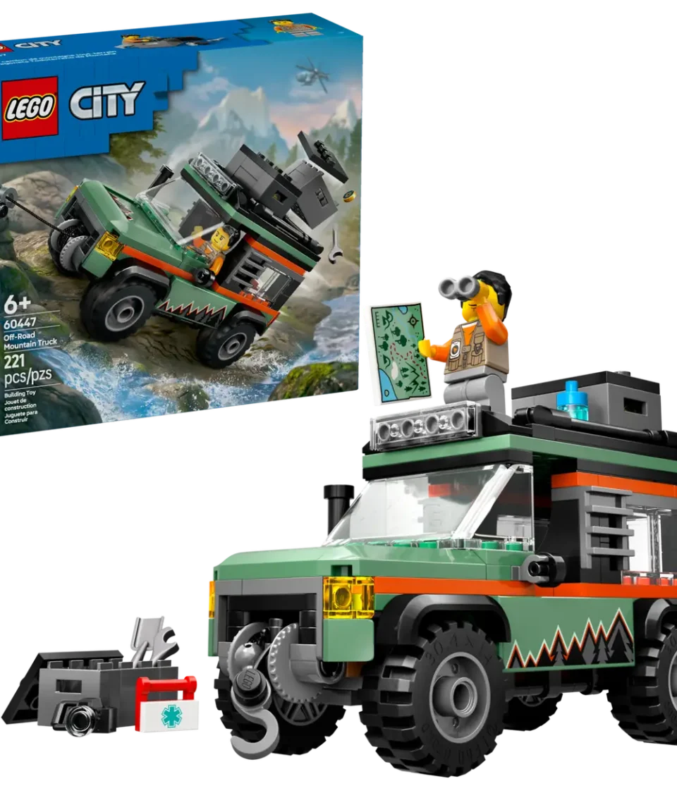 Alternative view of לגו City – רכב שטח 4×4 לנסיעה בהרים (60447)