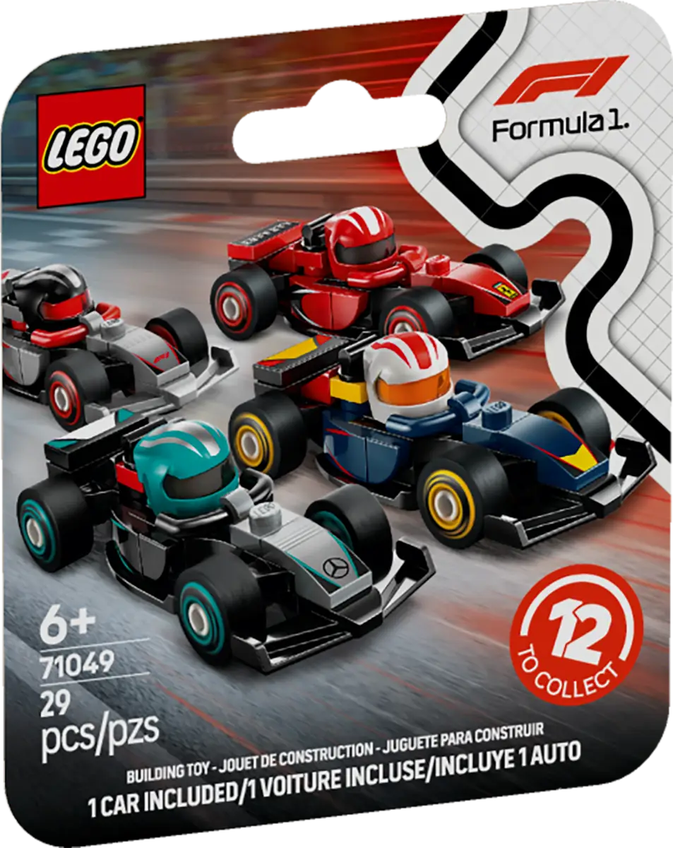 לגו Minifigures – מכונית מרוץ ®F1 לאספנות (71049) – תמונה 2