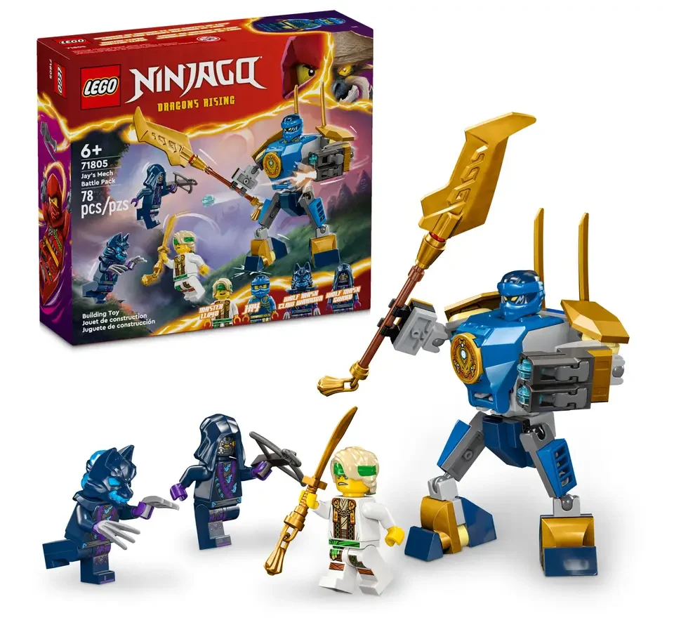 Alternative view of לגו ®NINJAGO חבילת קרב הרובוט של ג’יי (71805)