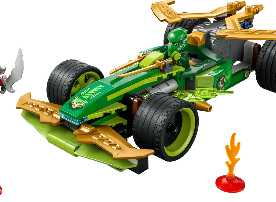 לגו Ninjago – מכונית מרוץ במנגנון משיכה אחורה של לויד (71828)