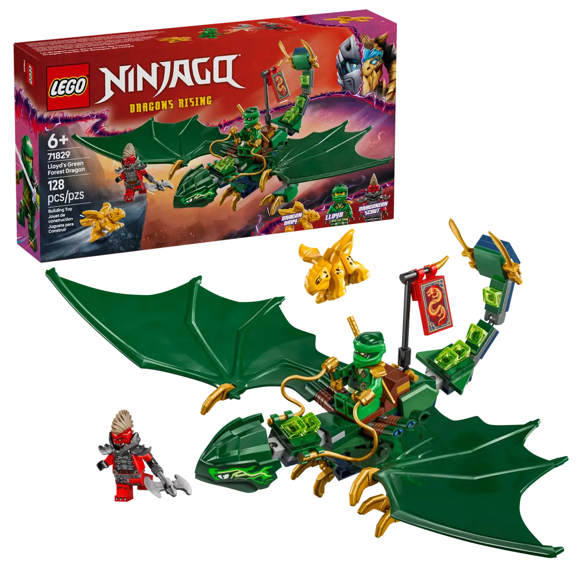 לגו Ninjago – דרקון היער הירוק של לויד (71829) – תמונה 2
