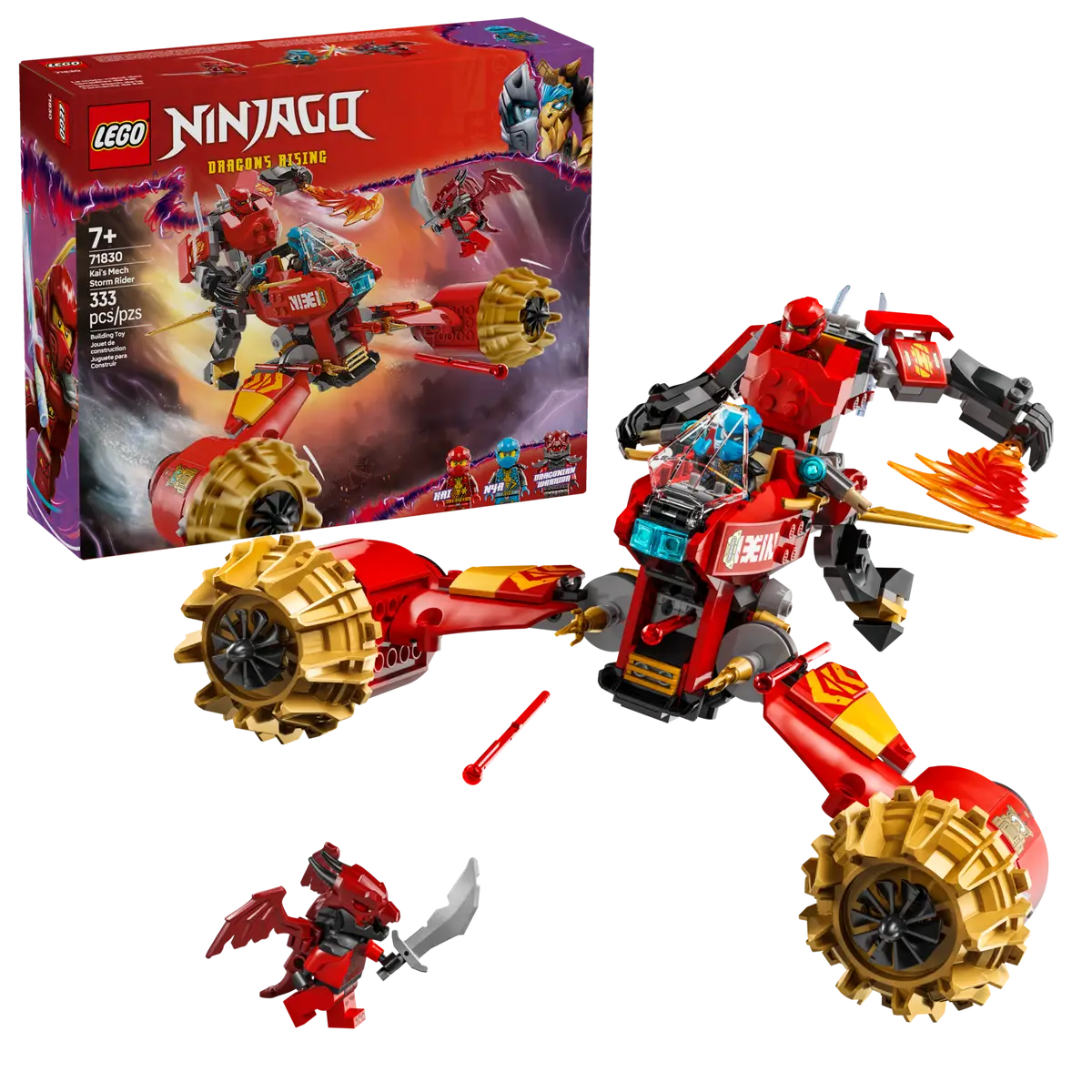 לגו Ninjago – רובוט רוכב הסערה של קאי (71830) – תמונה 2