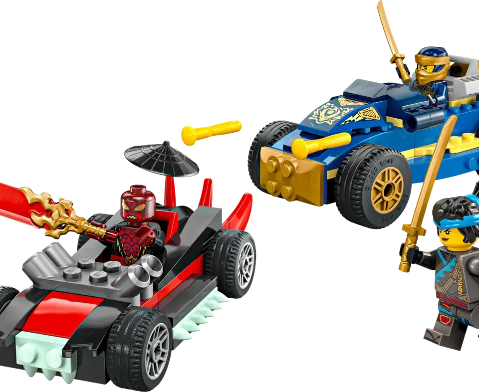 לגו Ninjago – רוג נגד דריקס בדו-קרב מכוניות מרוץ (71840)