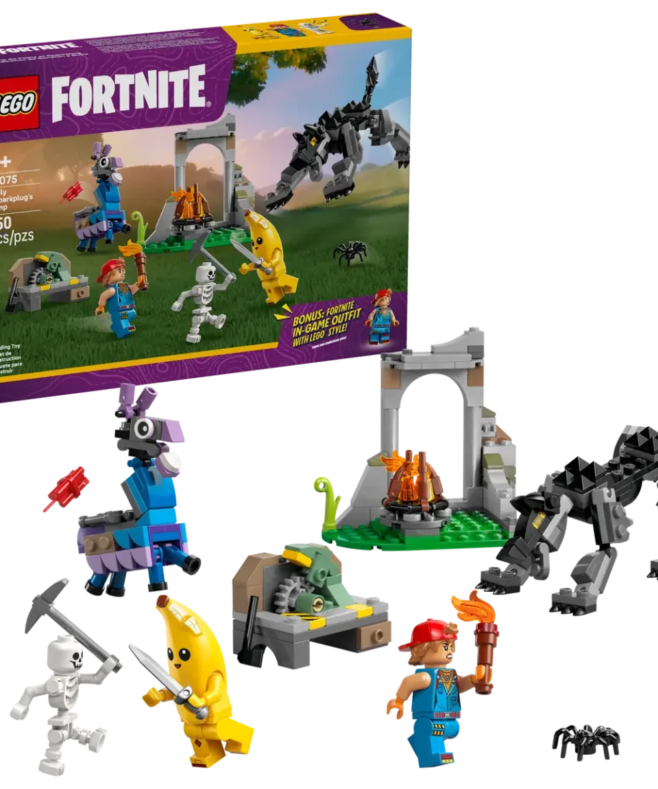 Alternative view of לגו Fortnite Peely & Sparkplug’s Camp (77075)