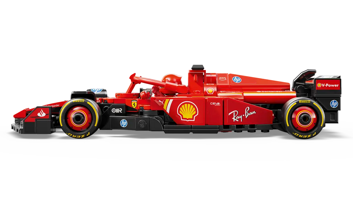 לגו Speed Champions – מכונית מרוץ Ferrari SF-24 F1® (77242) – תמונה 3