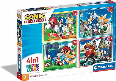 פאזל 4 ב 1 סוניק